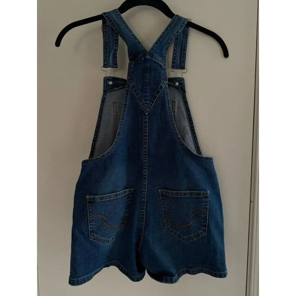 Levi's Dark Blue Denim Short Overalls for Kids Size M